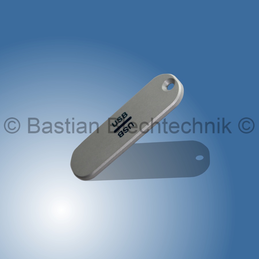 USB Schild - Untereloxaldruck